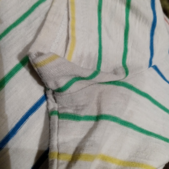 Tommy Hilfiger Rainbow Stripe T Shirt Small - Picture 5 of 6